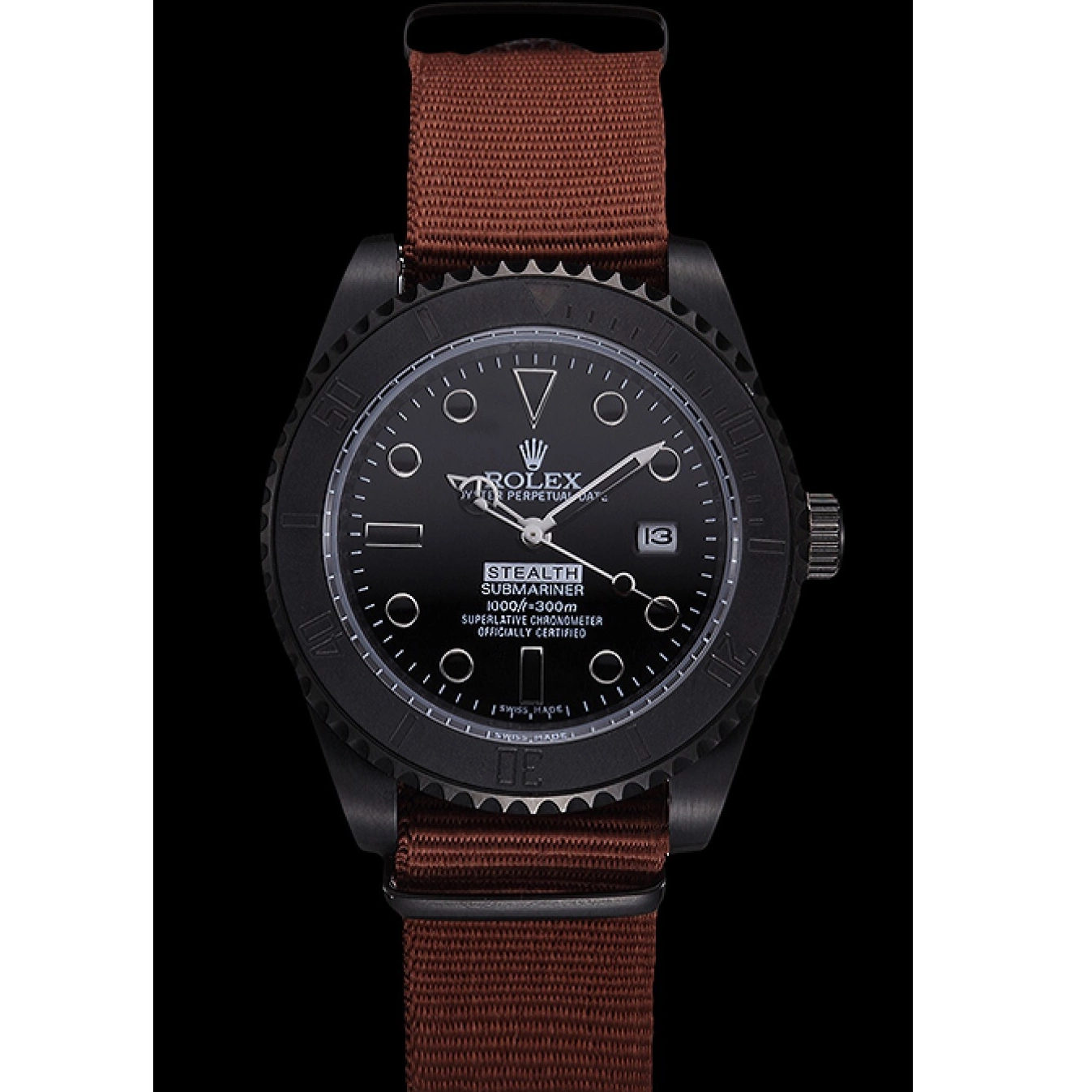 Aaa replica 621997 Rolex Brown Submariner Stealth 0721